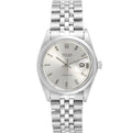 Rolex Oysterdate 34mm Stainless Steel Silver Dial