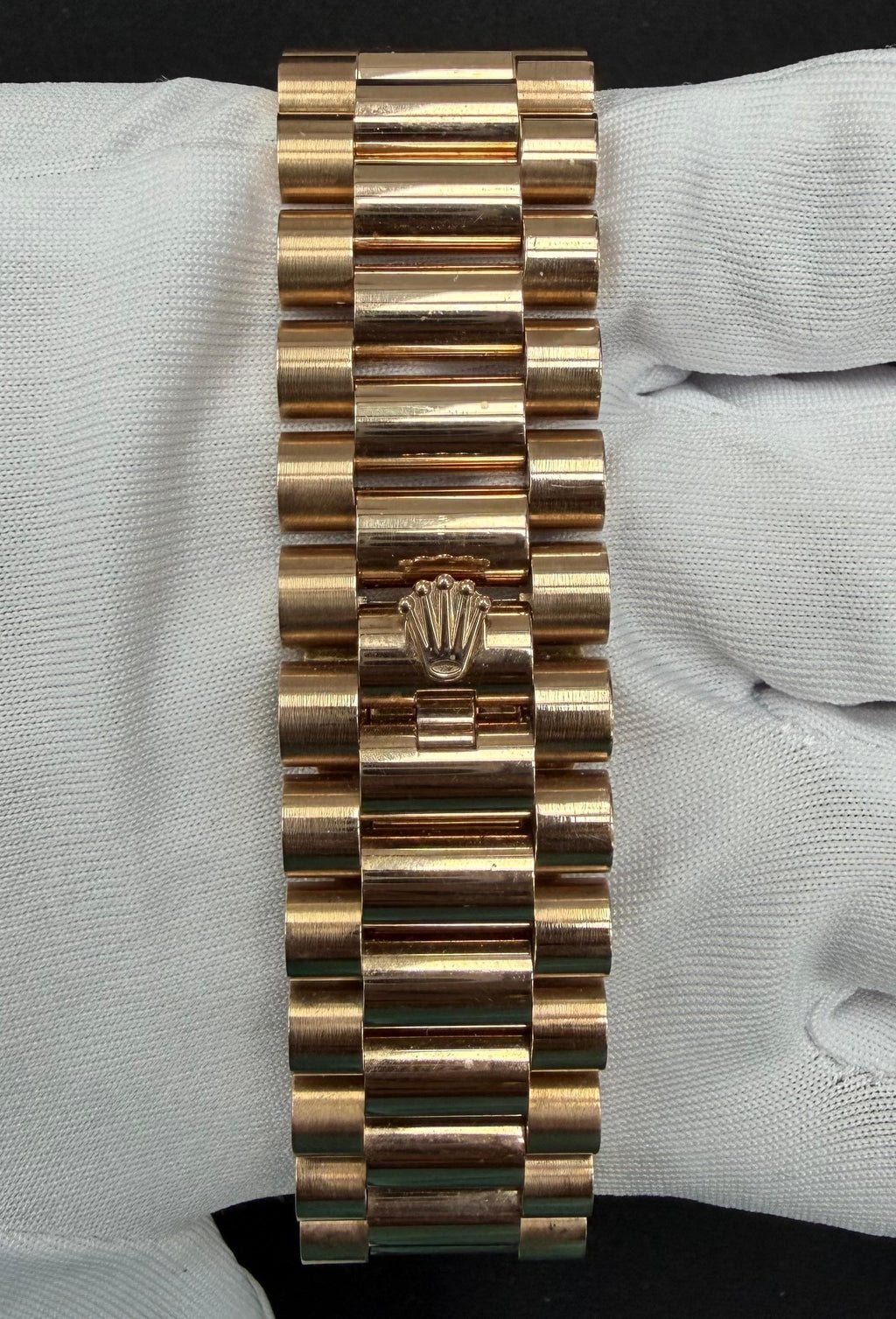 Rolex Day-Date 40mm 18K Rose Gold White Roman Dial Ref. 228235