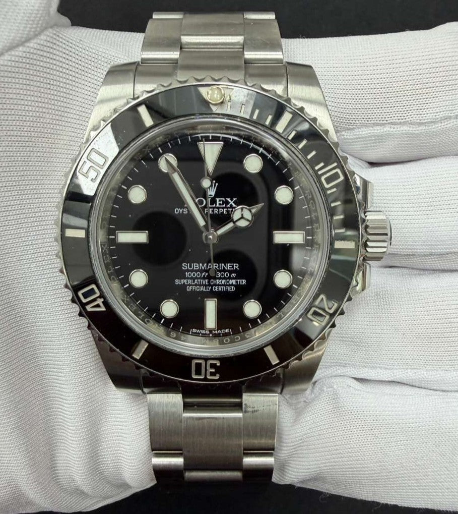 Rolex Submariner No Date 40mm Stainless Steel Black Dial Ref. 114060