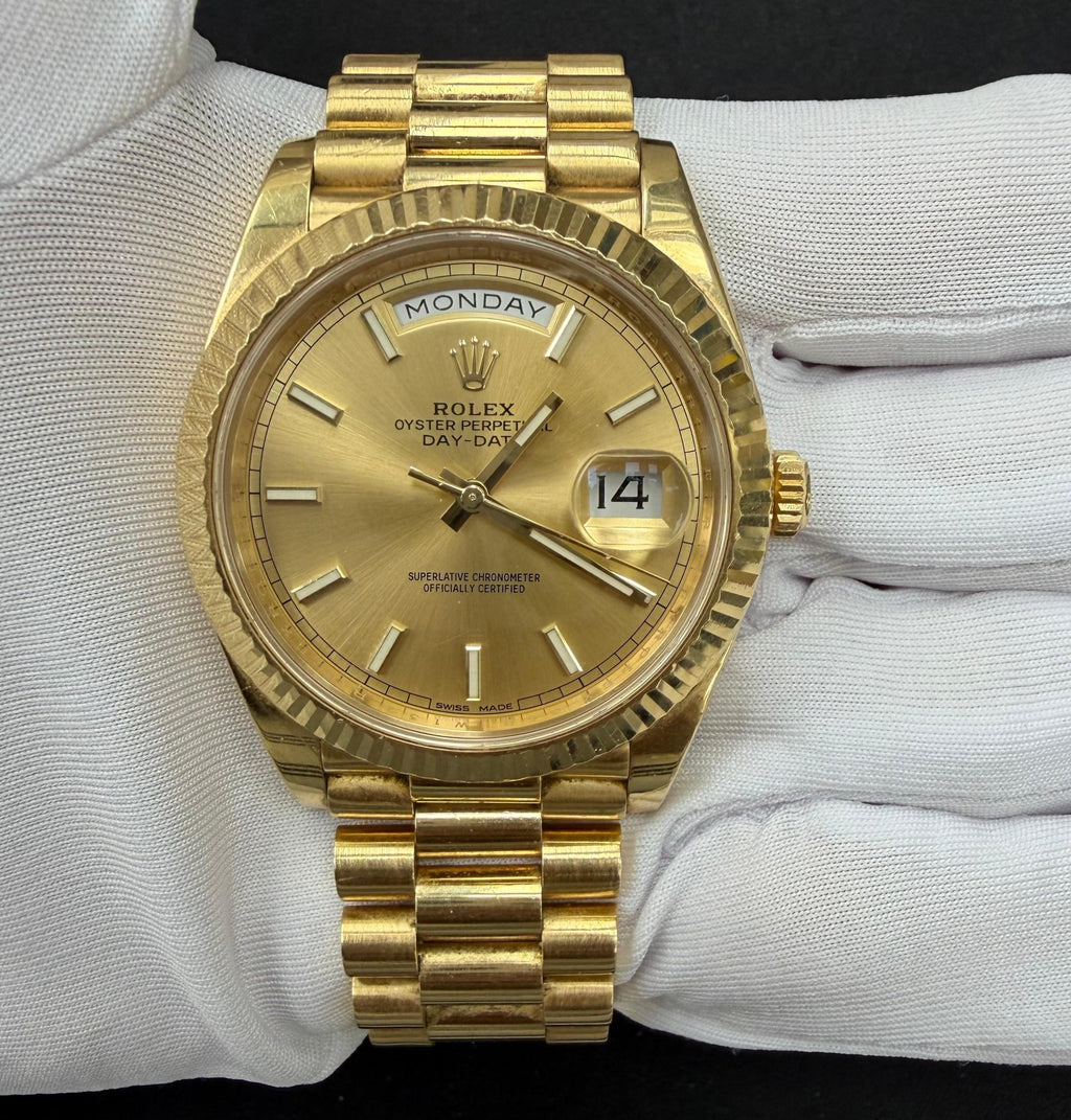 Rolex Day-Date 40mm 18K Yellow Gold Champagne Dial Ref. 228238