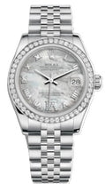 Rolex Datejust 31mm Stainless Steel MOP Roman Dial Ref. 178384