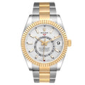 Rolex Sky Dweller 42mm Two-Tone 18K Yellow Gold & Steel White Dial Ref. 326933