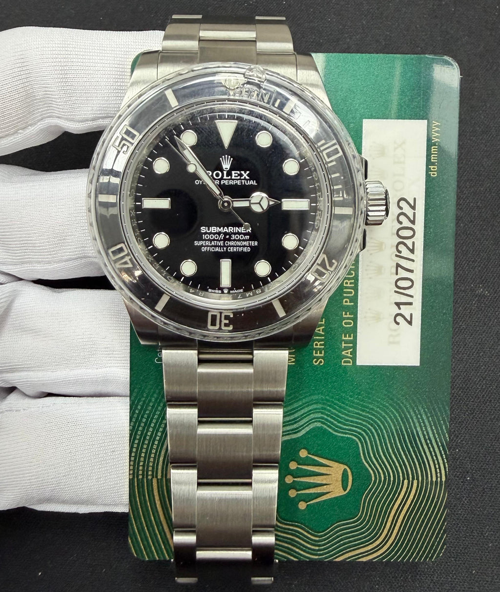 Rolex Submariner No Date 41mm Stainless Steel Black Dial Ref. 124060