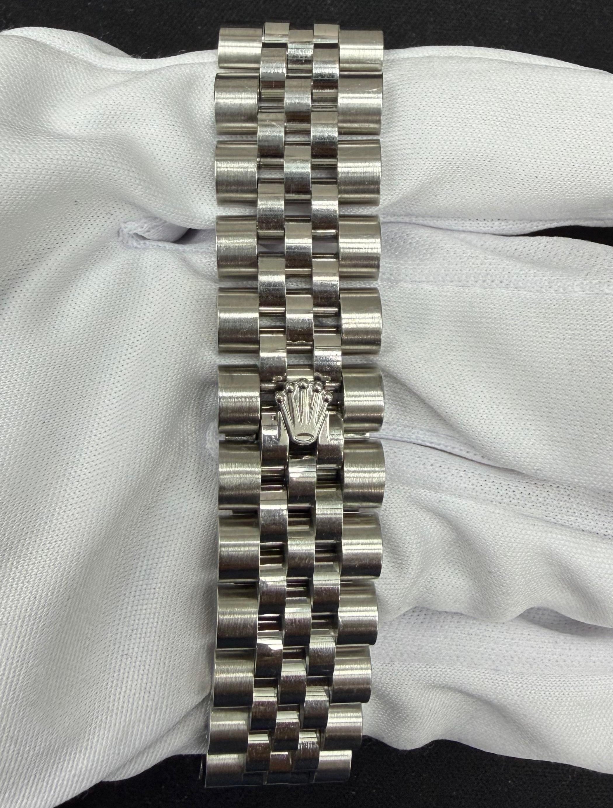 Rolex Datejust 31mm Stainless Steel Silver Diamond Dial Ref. 178274