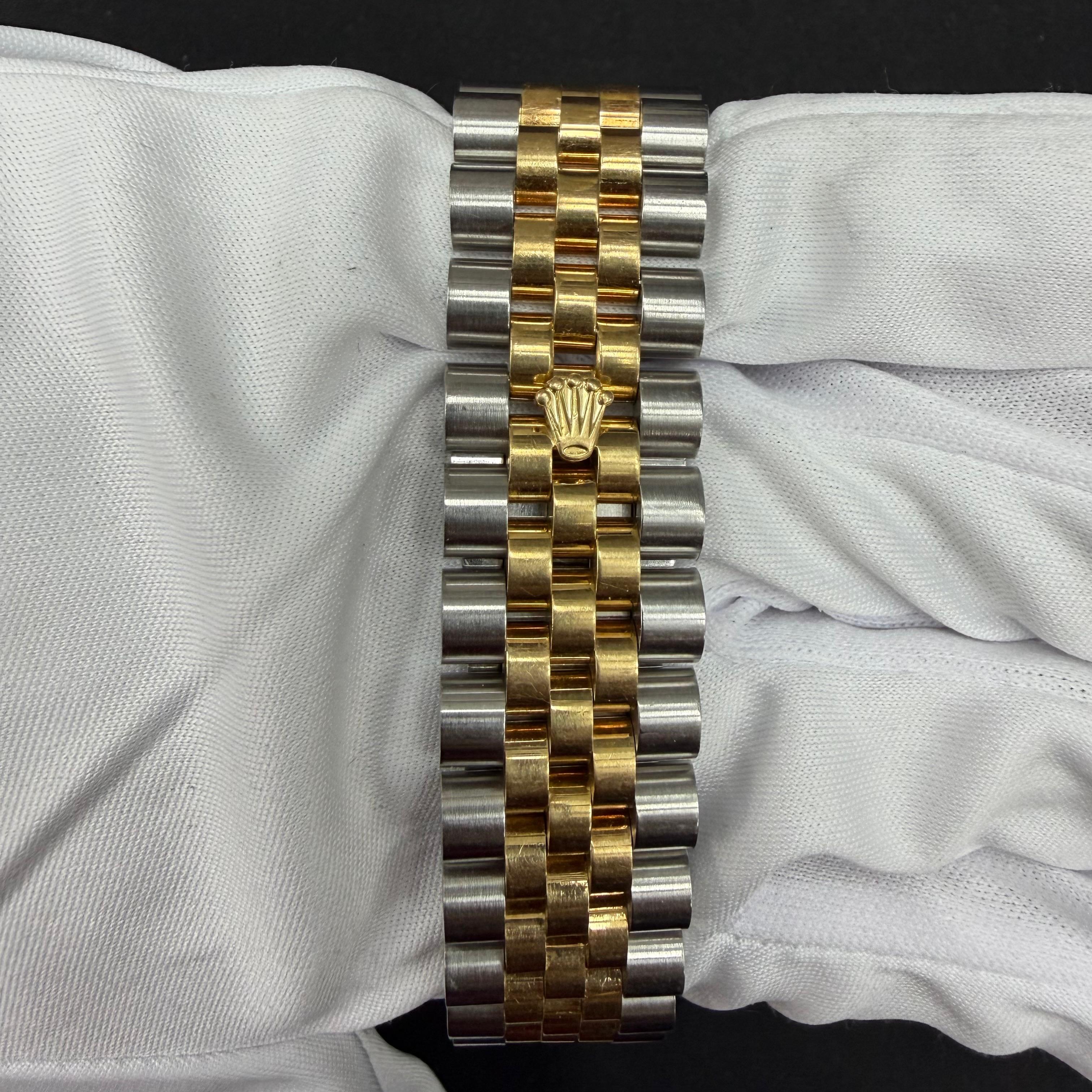Rolex Datejust 36mm Two-Tone 18K Yellow Gold & Steel Champagne Dial Ref. 116263