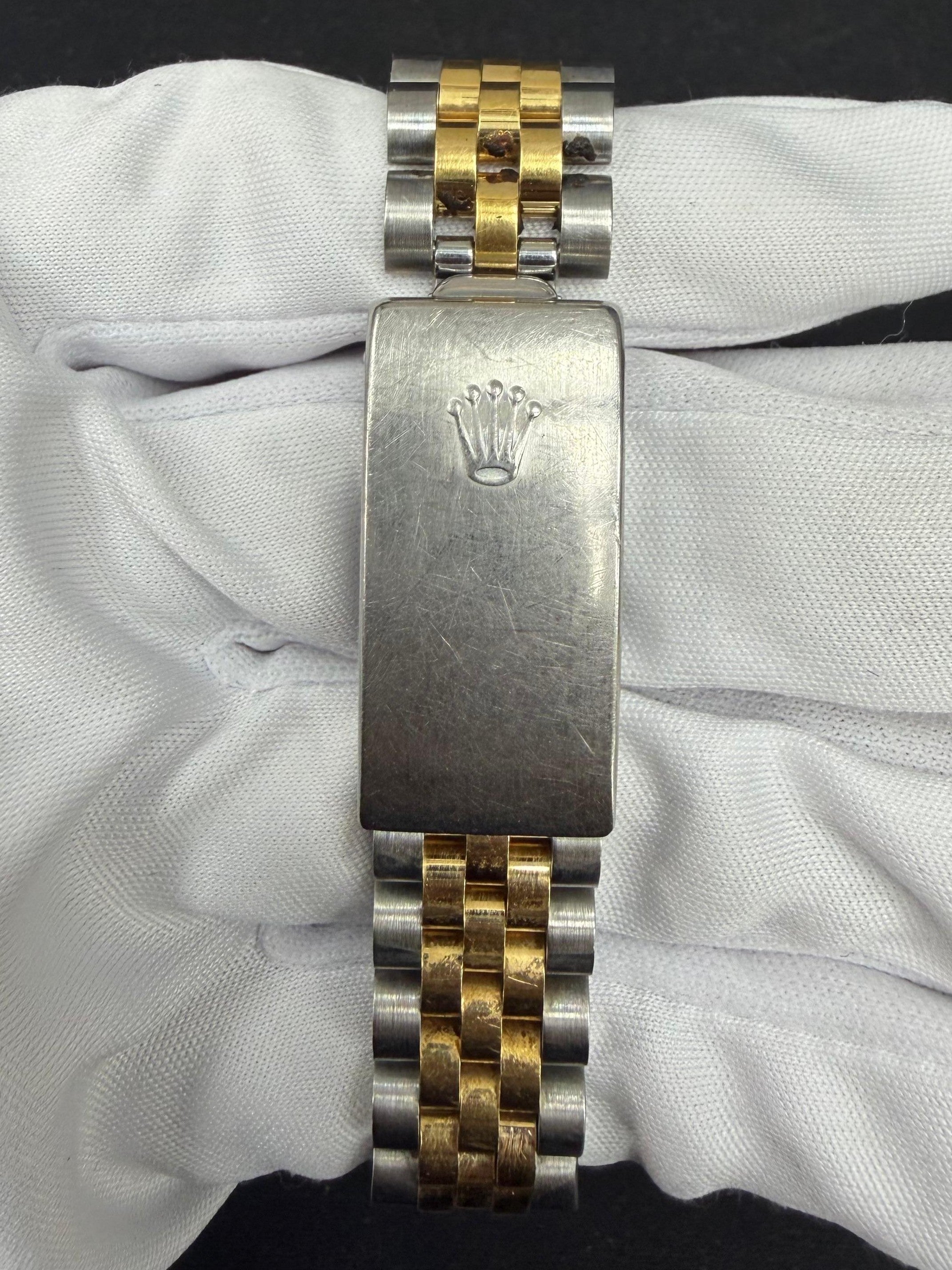 Rolex Datejust 31mm Two-Tone 18K Yellow Gold & Steel Blue Dial Ref. 68273