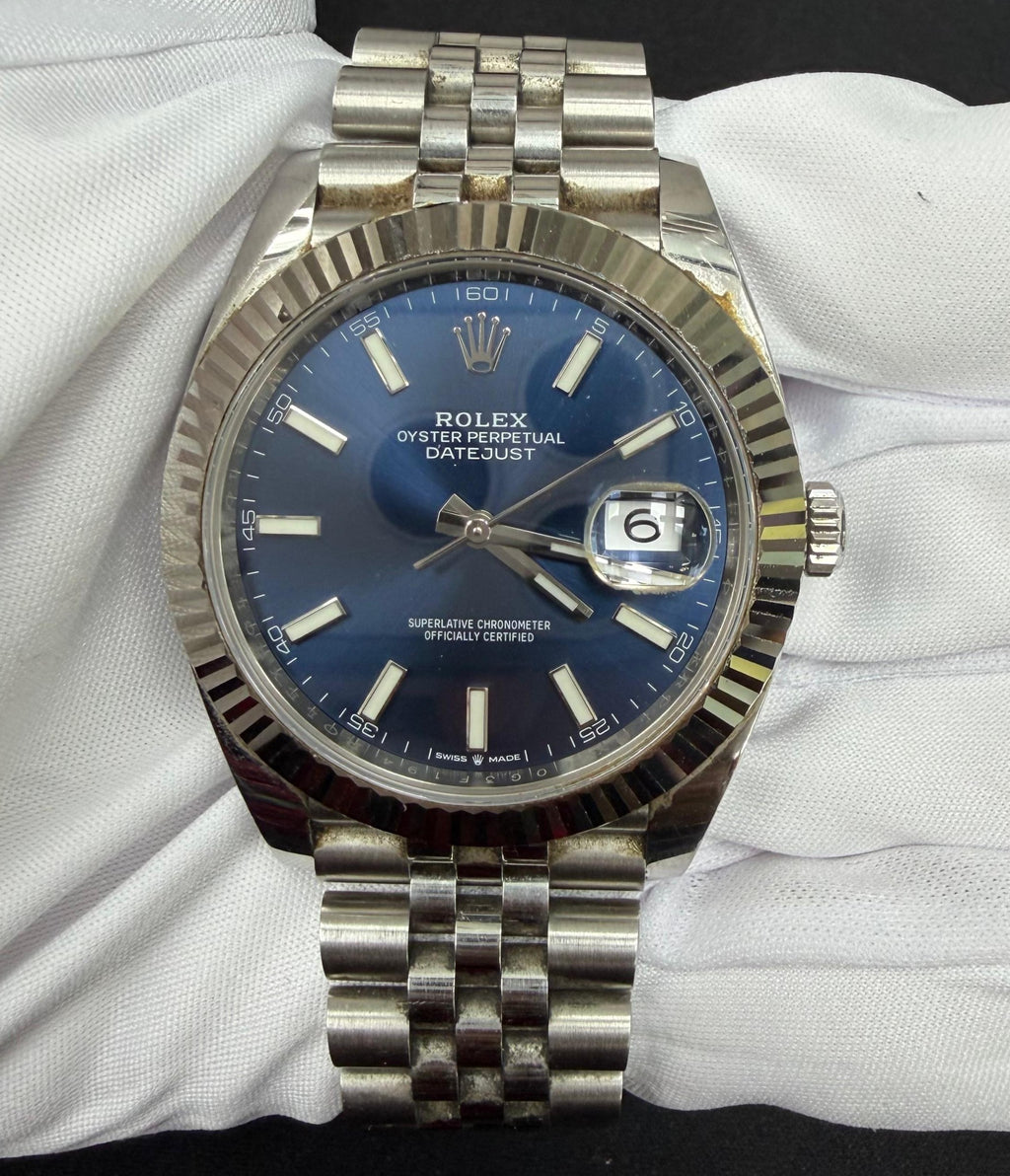 Rolex Datejust 41mm Stainless Steel Blue Dial Ref. 126334