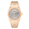 Audemars Piguet Royal Oak 37mm 18K Rose Gold Silver Tapisserrie Dial Ref. 15097OR