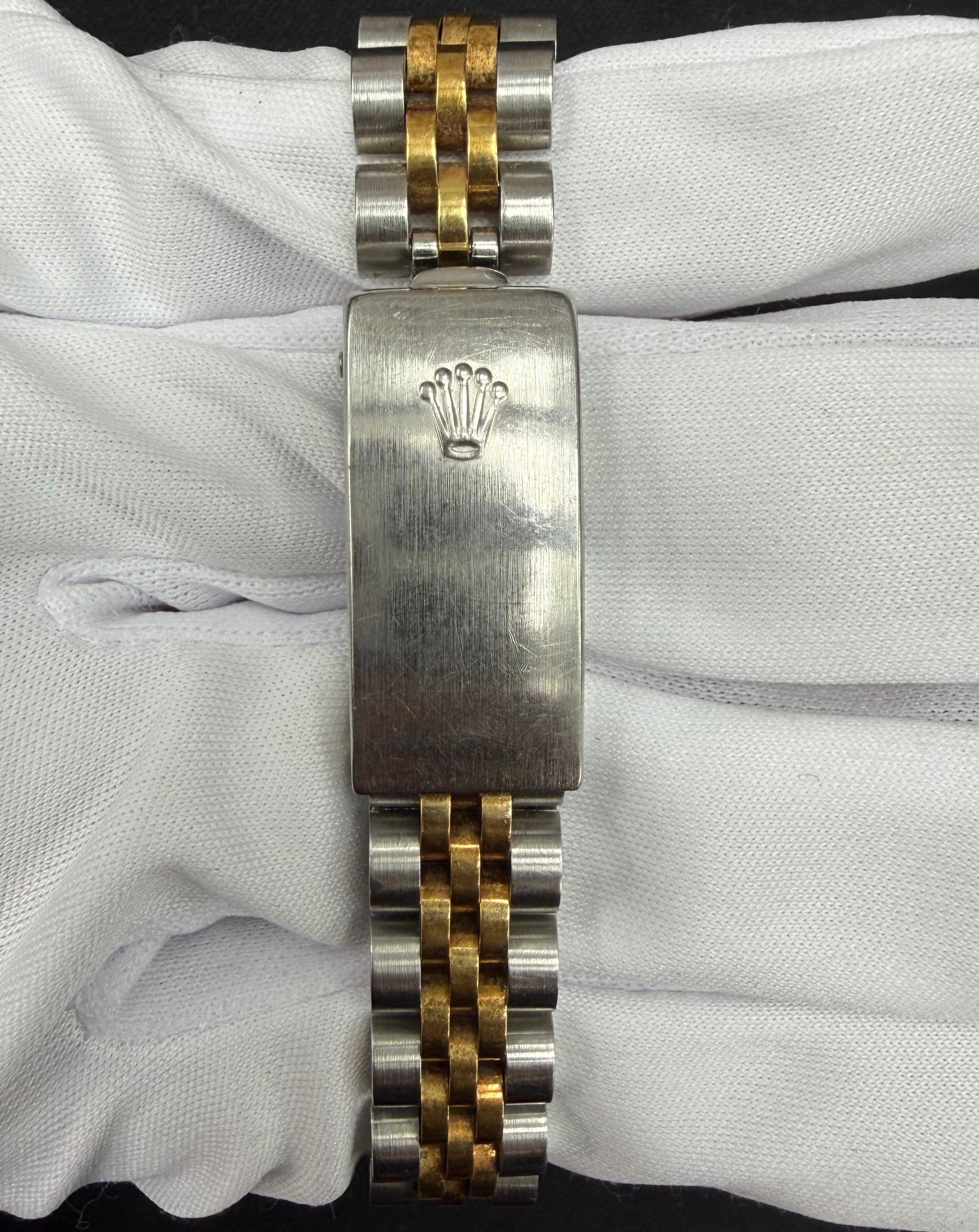 Rolex Lady Date Just 26mm Two-Tone 18K Yellow Gold & Steel Blue Ombre Diamond Dial Ref. 69173G