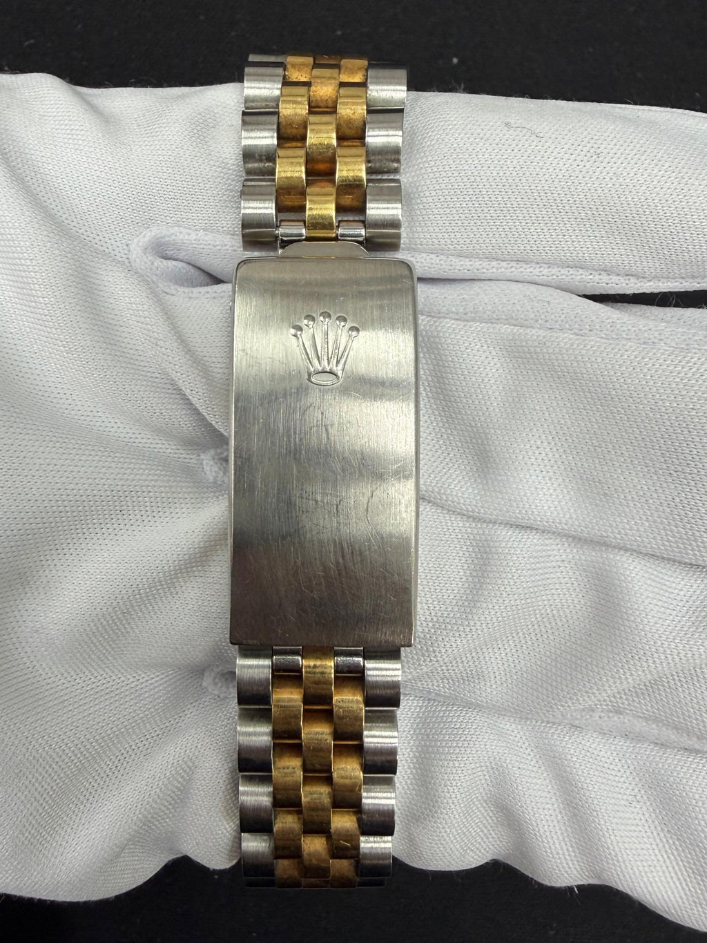 Rolex Datejust 31mm Two-Tone 18K Yellow Gold & Steel White Roman Dial Ref. 68273