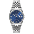 Rolex Datejust 36mm Stainless Steel Blue Dial Ref. 16220