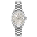 Rolex Datejust 26mm 18K White Gold Silver Diamond Dial Ref. 69139G