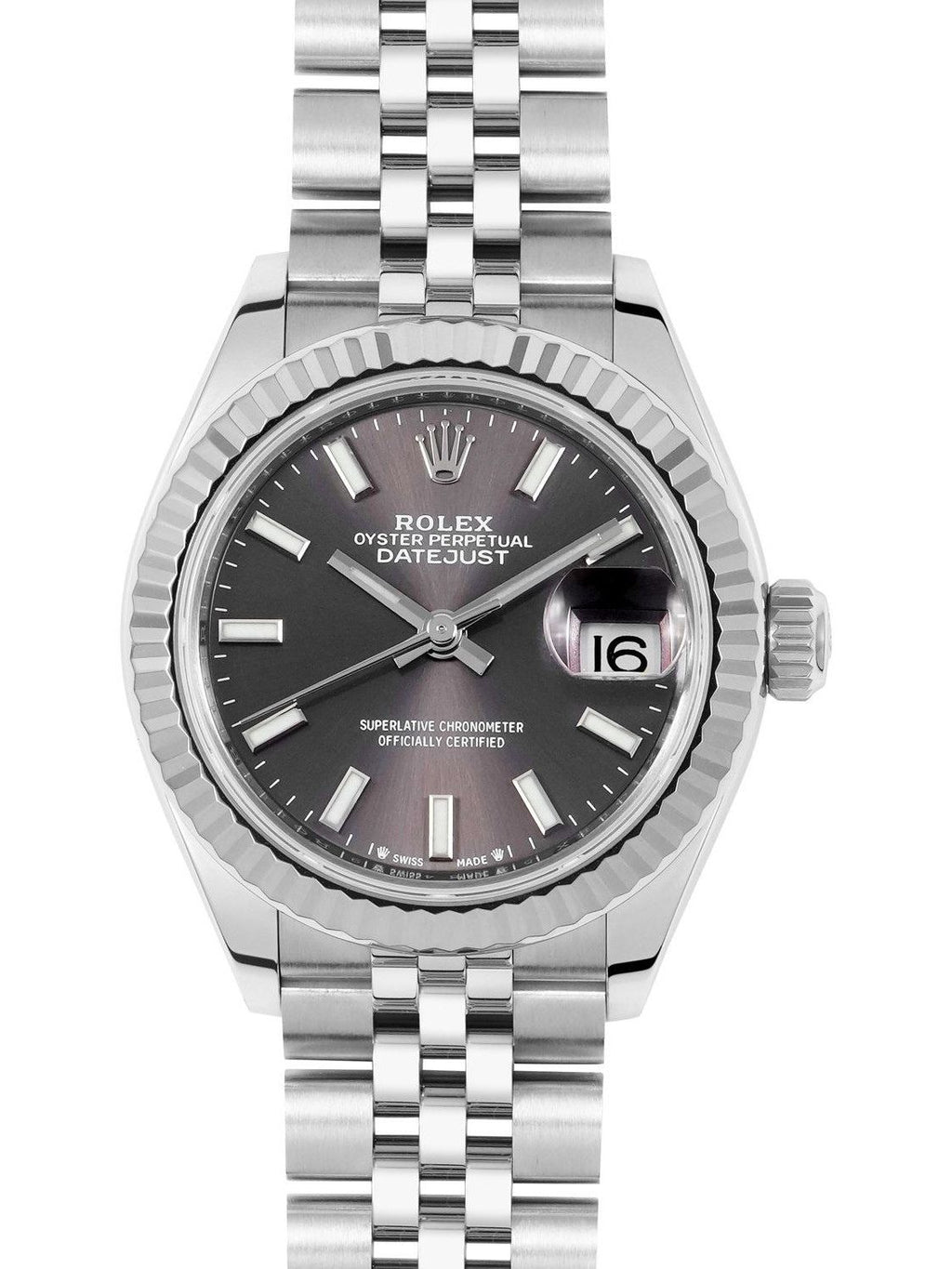 Rolex Lady Date Just 28mm Stainless Steel Rhodium Dial Ref. 279174