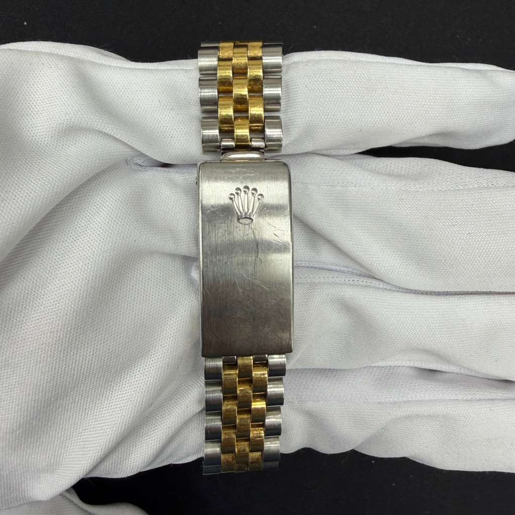 Rolex Datejust 36mm Two-Tone 18K Yellow Gold & Steel Champagne Dial Ref. 16233