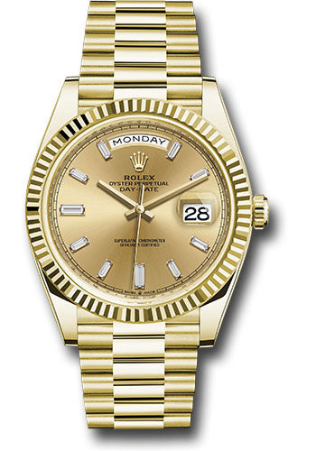 Rolex Day-Date 40mm 18K Yellow Gold Champagne Dial Ref. 228238