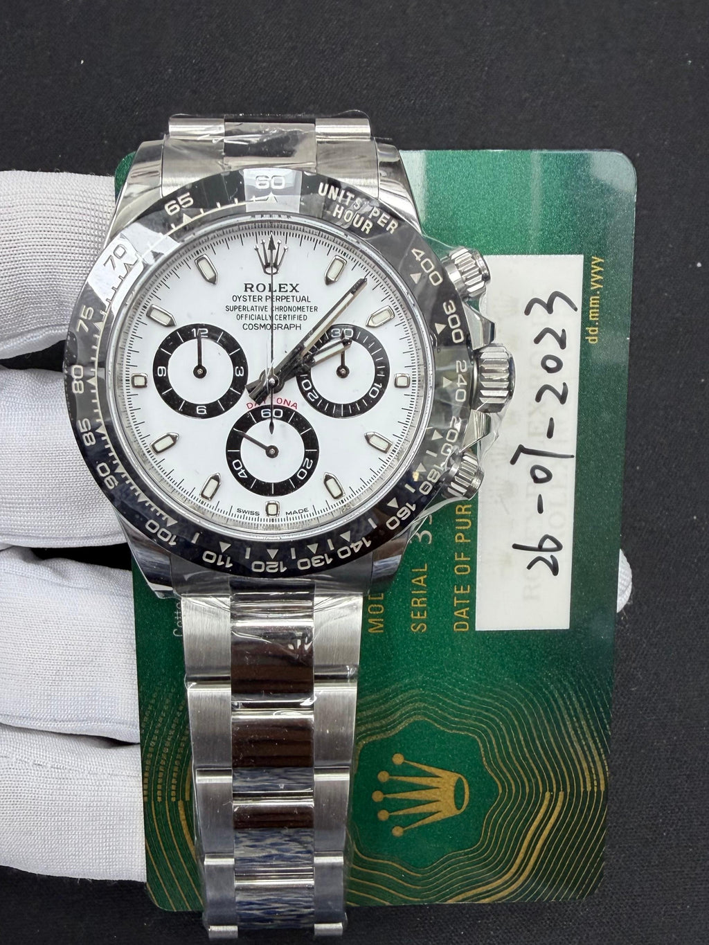 Rolex Daytona 40mm Stainless Steel White Dial Ref. 116500LN