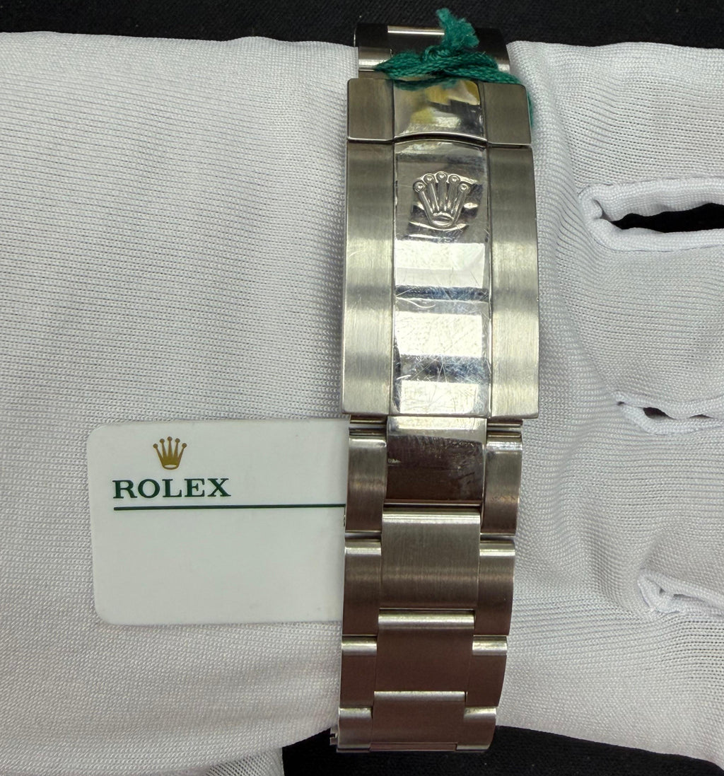 Rolex Oyster Perpetual 34mm Stainless Steel Olive Green Dial