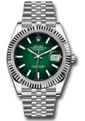 Rolex Datejust 41mm Stainless Steel Green Ombre Dial Ref. 126334