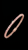 14K Pink diamonds bracelet