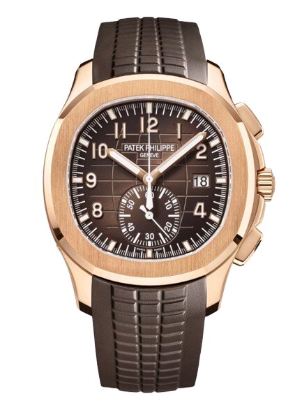 Patek Philippe Aquanaut 42.2mm 18K Rose Gold Sunburst Brown Dial Ref. 5968R-001