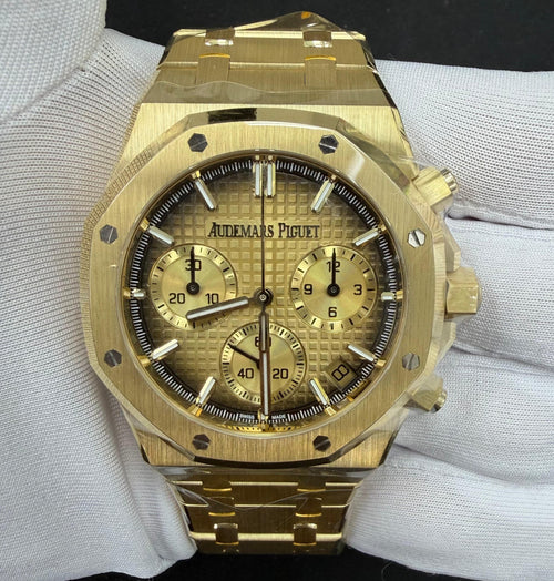 Audemars Piguet Royal Oak Selfwinding 41mm 18K Yellow Gold Yellow Gold Tapisserie Dial Ref. 26240BA.OO.1320BA.02