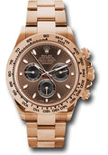 Rolex Daytona 40mm 18K Rose Gold Chocolate Dial Ref. 116505