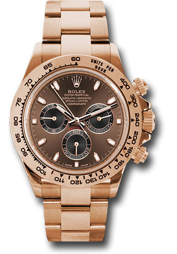 Rolex Daytona 40mm 18K Rose Gold Chocolate Dial Ref. 116505