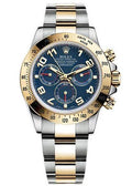 Rolex Daytona 40mm Two-Tone 18K Yellow Gold & Steel Blue Dial Ref. 116523