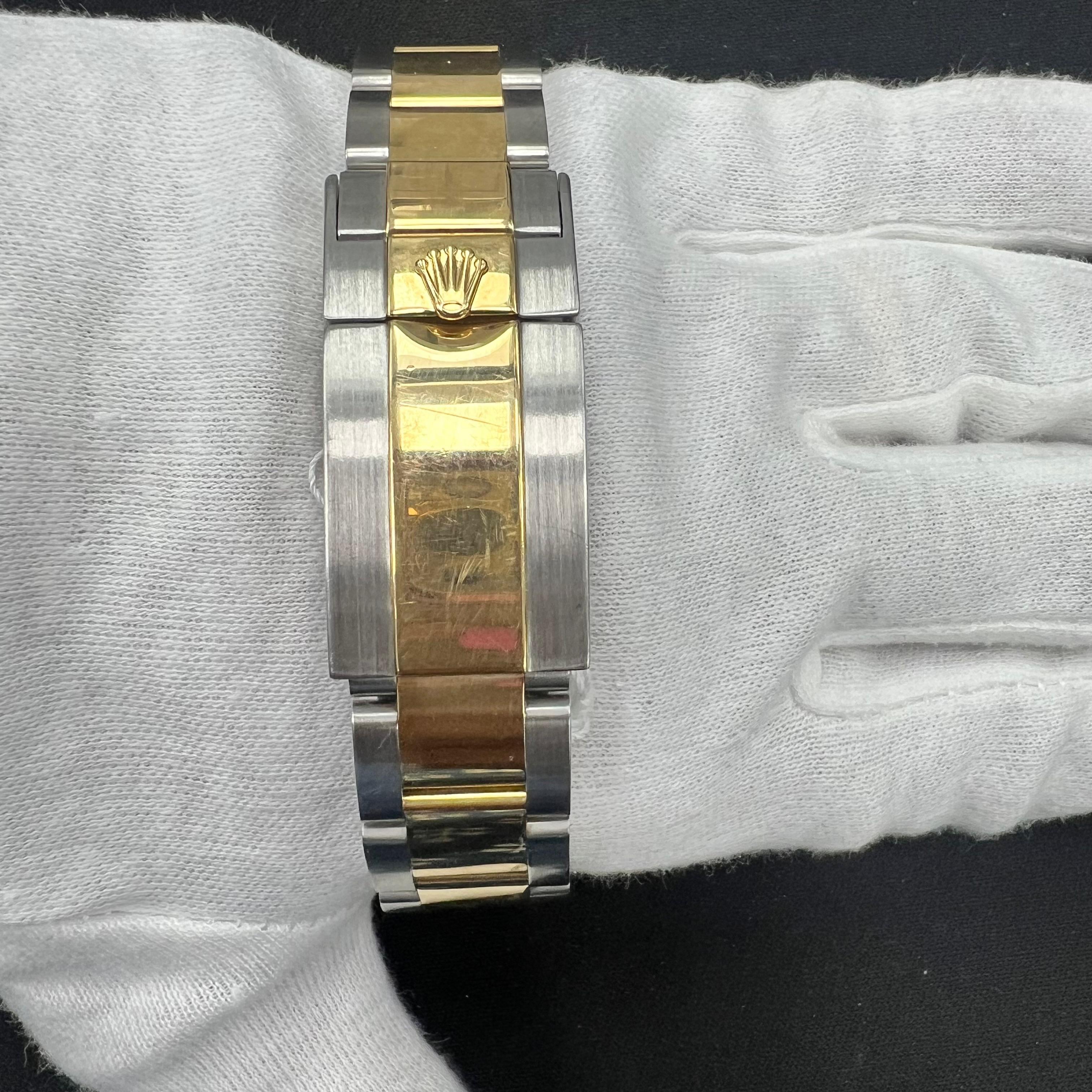 Rolex Daytona 40mm Two-Tone 18K Yellow Gold & Steel Blue Dial Ref. 116523