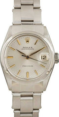 Rolex Precision 34mm Stainless Steel Silver Dial Ref. 6694