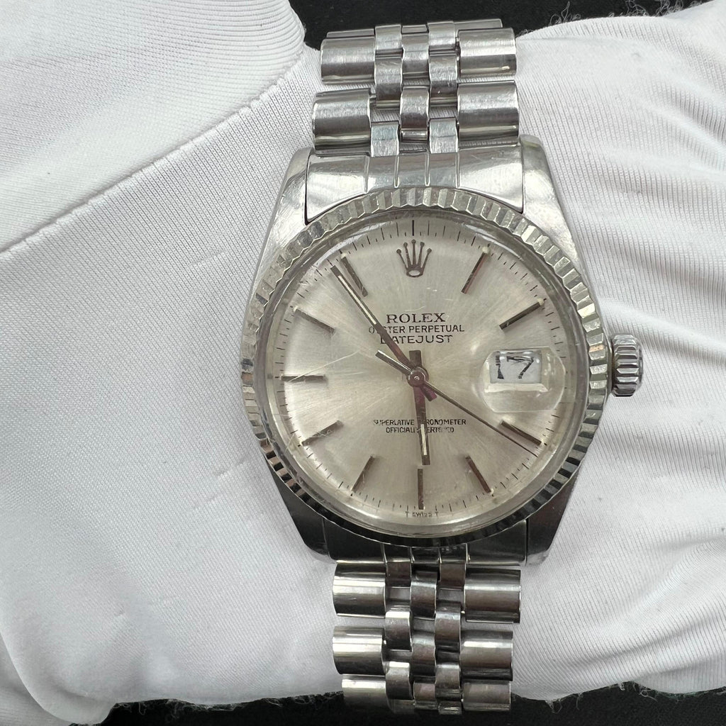 Rolex Datejust 36mm Stainless Steel Silver Dial Ref. 1601