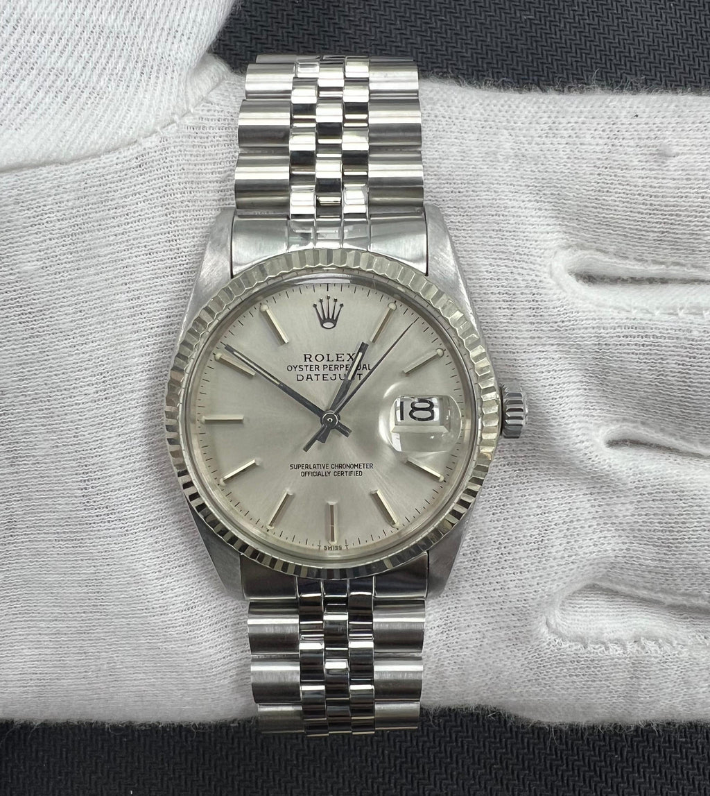 Rolex Datejust 36mm Stainless Steel Silver Dial Ref. 1601