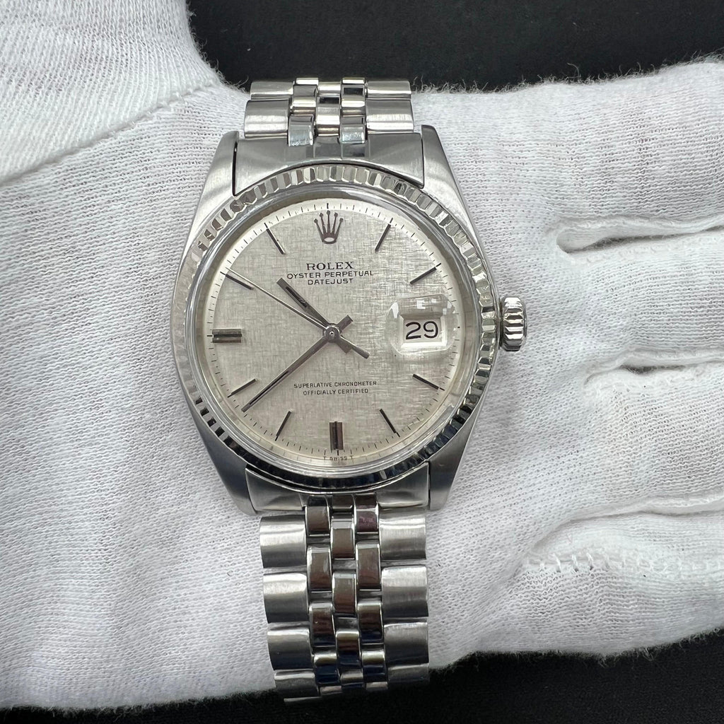 Rolex Datejust 36mm Stainless Steel Silver Dial Ref. 16030
