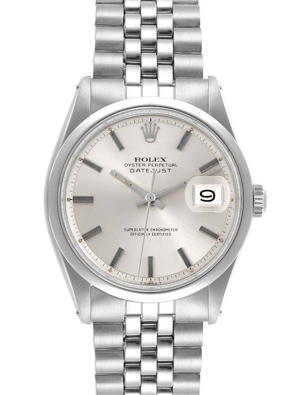 Rolex Datejust 36mm Stainless Steel Silver Dial Ref. 1600