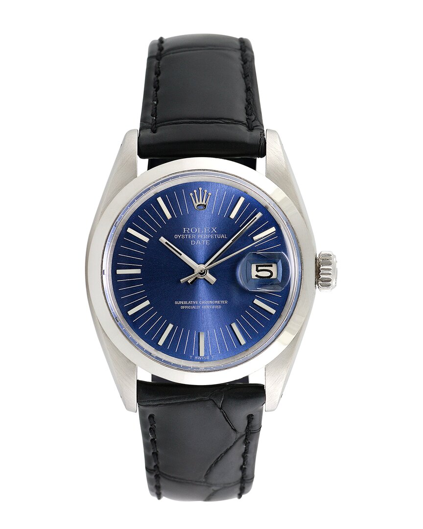 Rolex Datejust 36mm Stainless Steel Blue Dial Ref. 1601