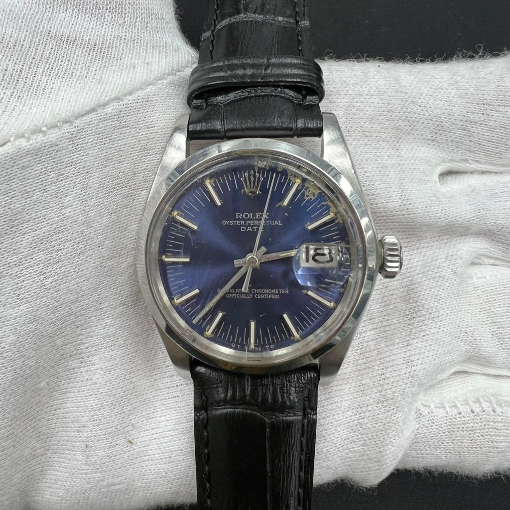 Rolex Datejust 36mm Stainless Steel Blue Dial Ref. 1601