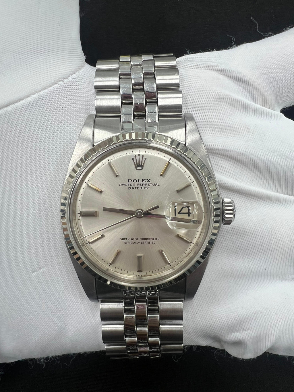Rolex Datejust 36mm Stainless Steel Silver Dial Ref. 1601