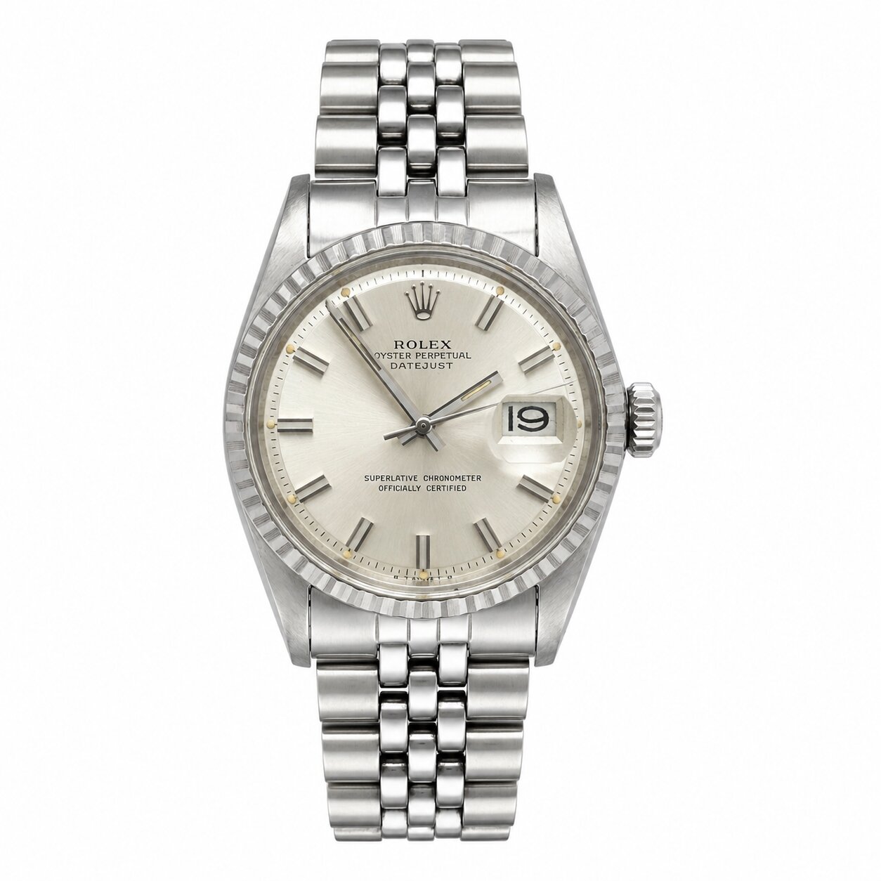 Rolex Datejust 36mm Stainless Steel Silver Dial Ref. 1601