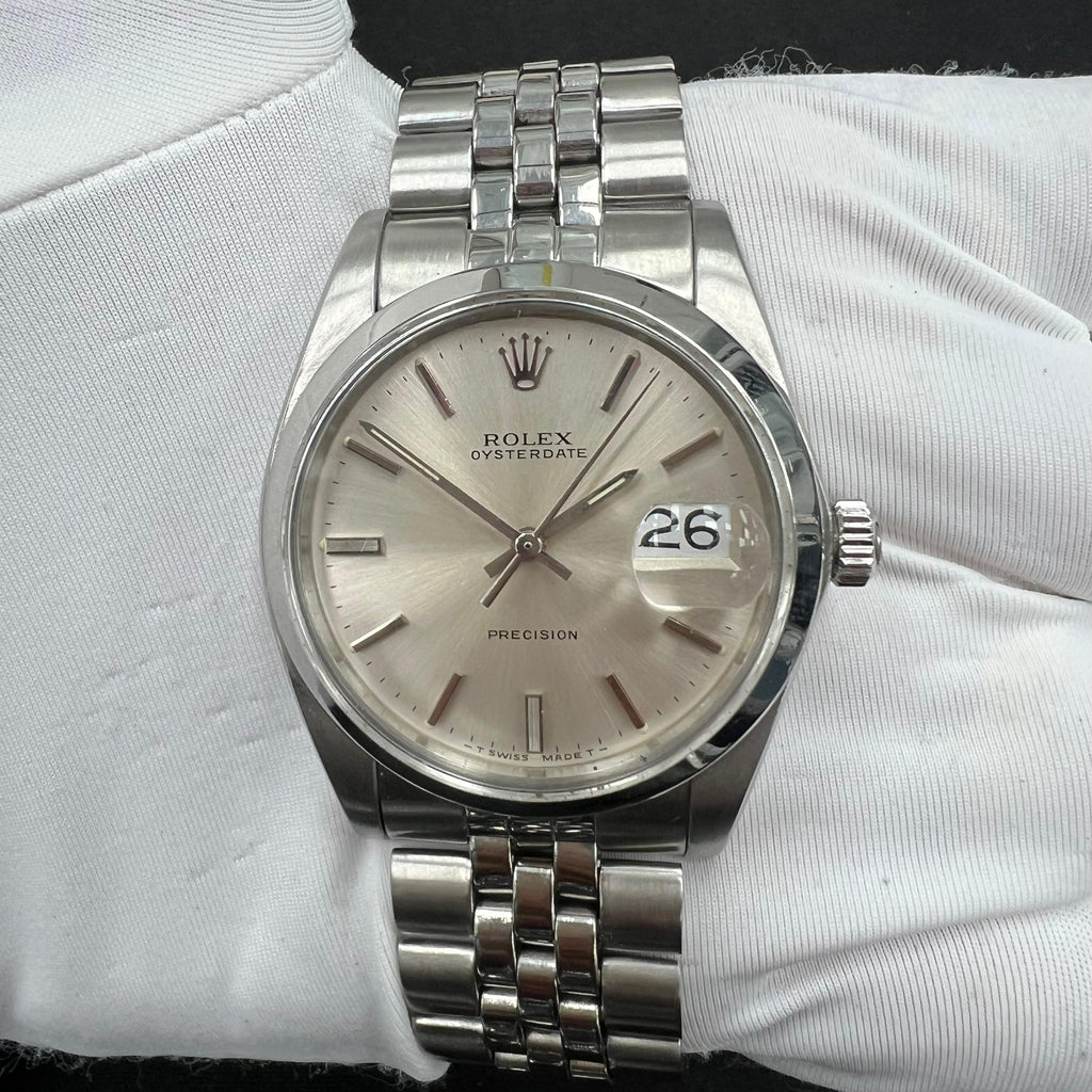 Rolex Precision 36mm Stainless Steel Silver Dial Ref. 6694