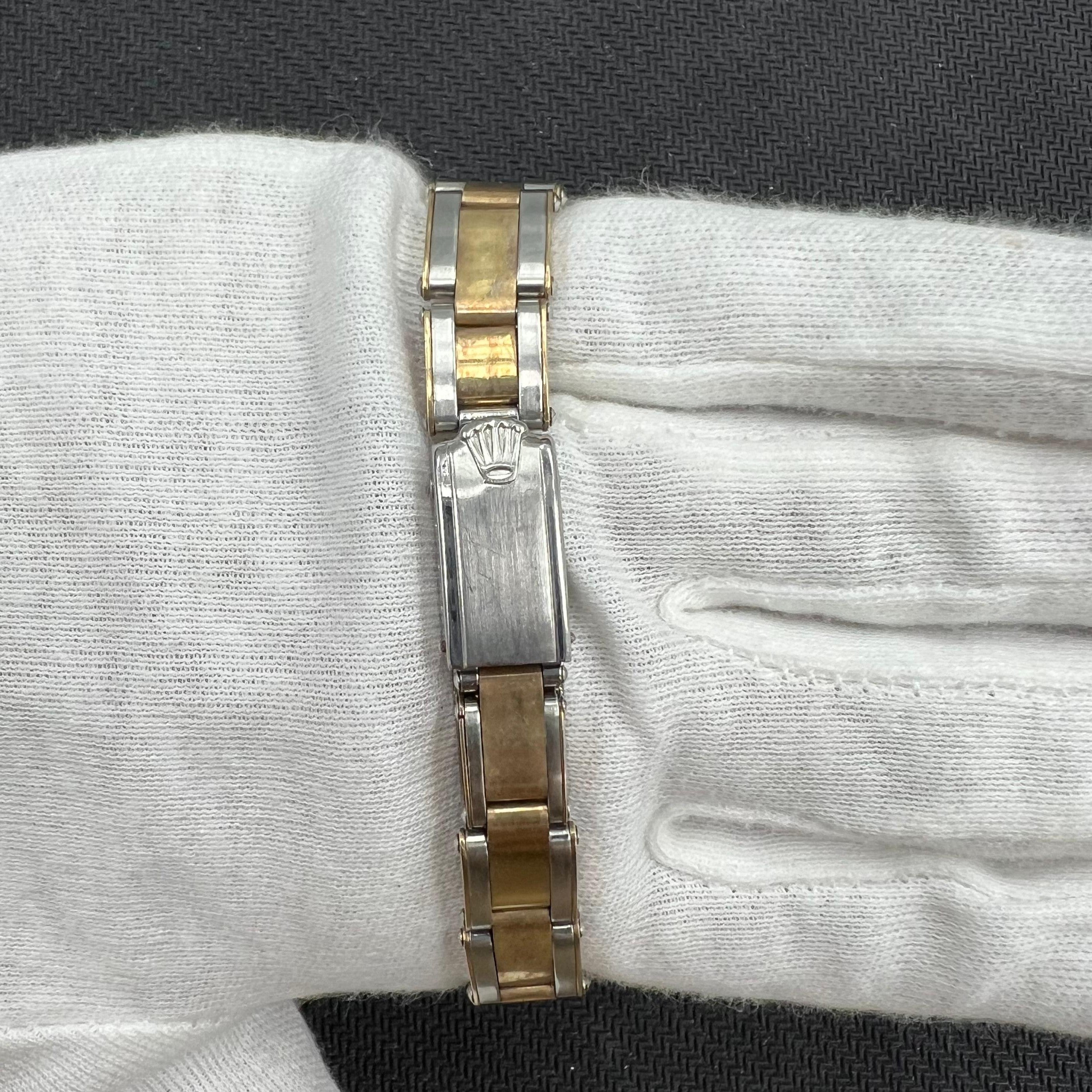 Rolex Oyster Perpetual 26mm Two-Tone 18K Yellow Gold & Steel Grey Dial Ref. 14233