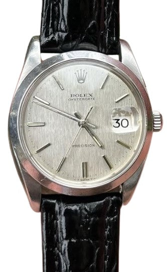 Rolex Precision 34mm Stainless Steel Silver Dial Ref. 6694