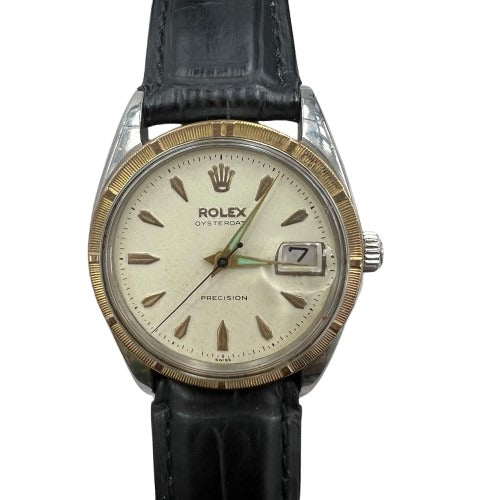 Rolex Precision 36mm Stainless Steel Silver Dial Ref. 6105