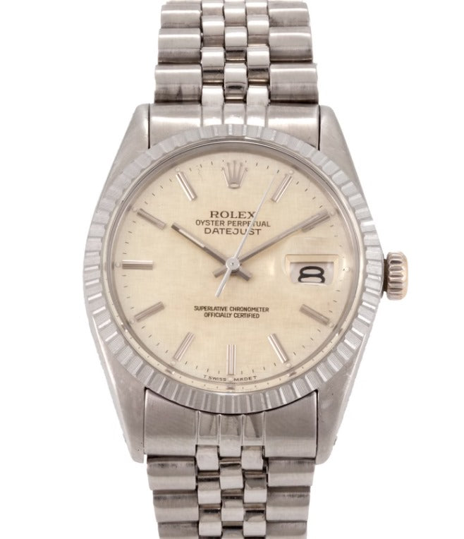 Rolex Datejust 36mm Stainless Steel Silver Dial Ref. 1601