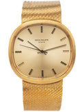 Patek Philippe Golden Ellipse 33mm 18K Yellow Gold Champagne Dial Ref. 3586/1