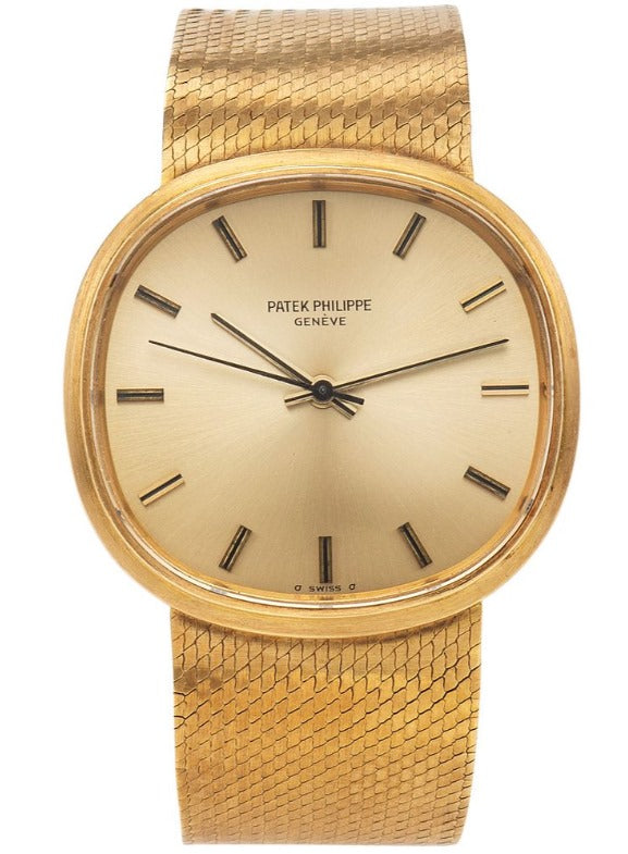 Patek Philippe Golden Ellipse 33mm 18K Yellow Gold Champagne Dial Ref. 3586/1