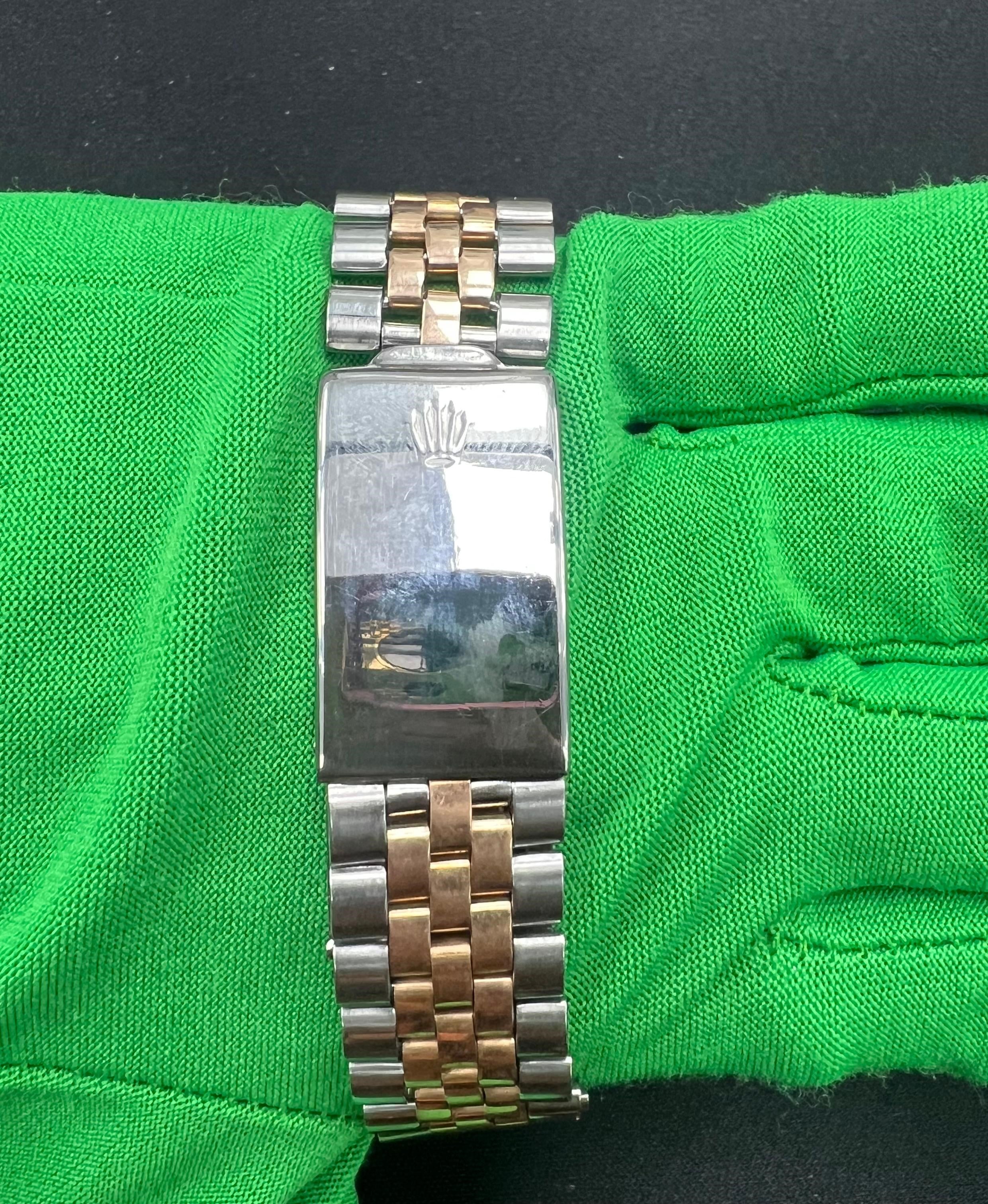 Rolex Datejust 38mm Two-Tone 18K Rose Gold & Steel Silver Dial Ref. 1601