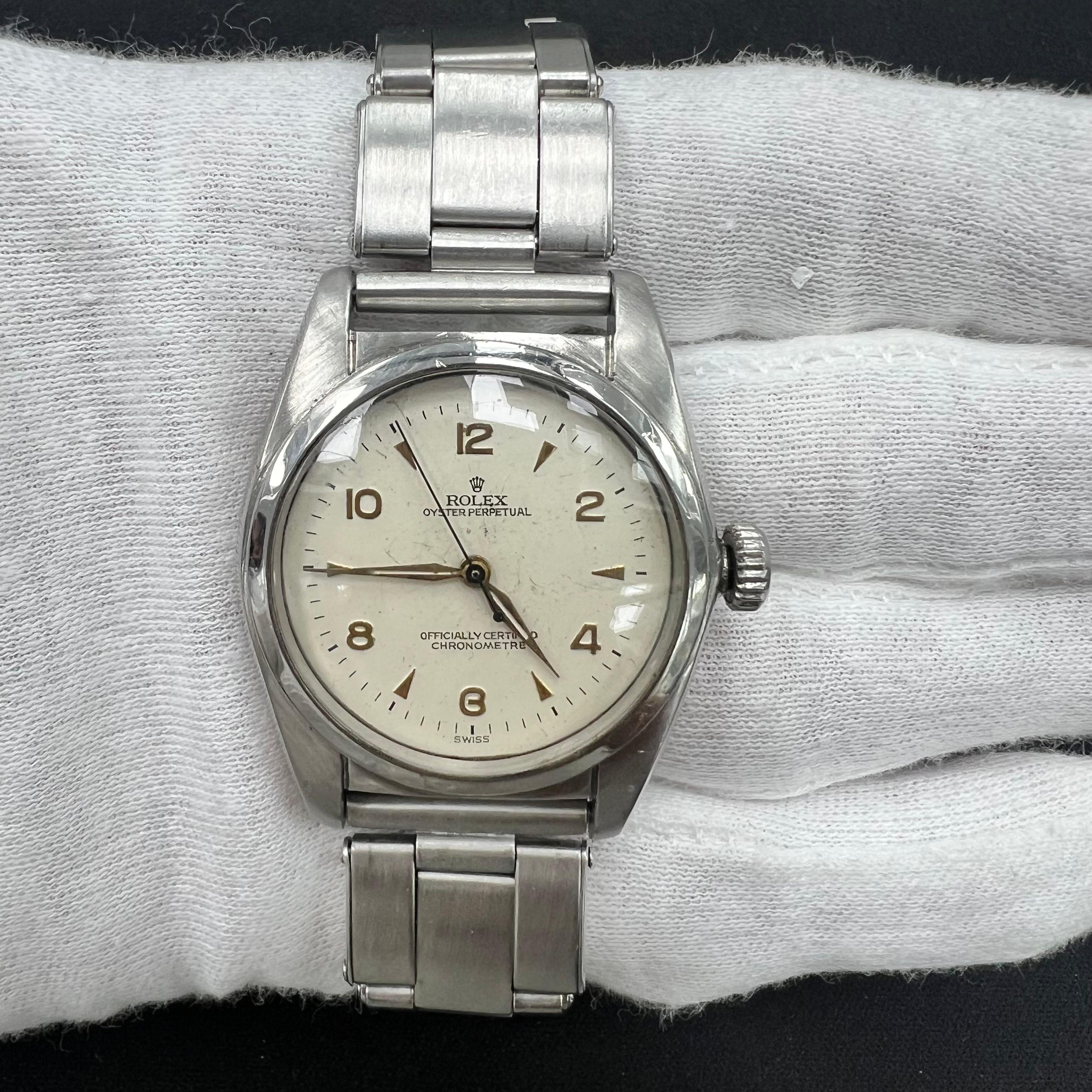 Rolex Oyster Perpetual 32mm Stainless Steel White Dial Ref. 2940