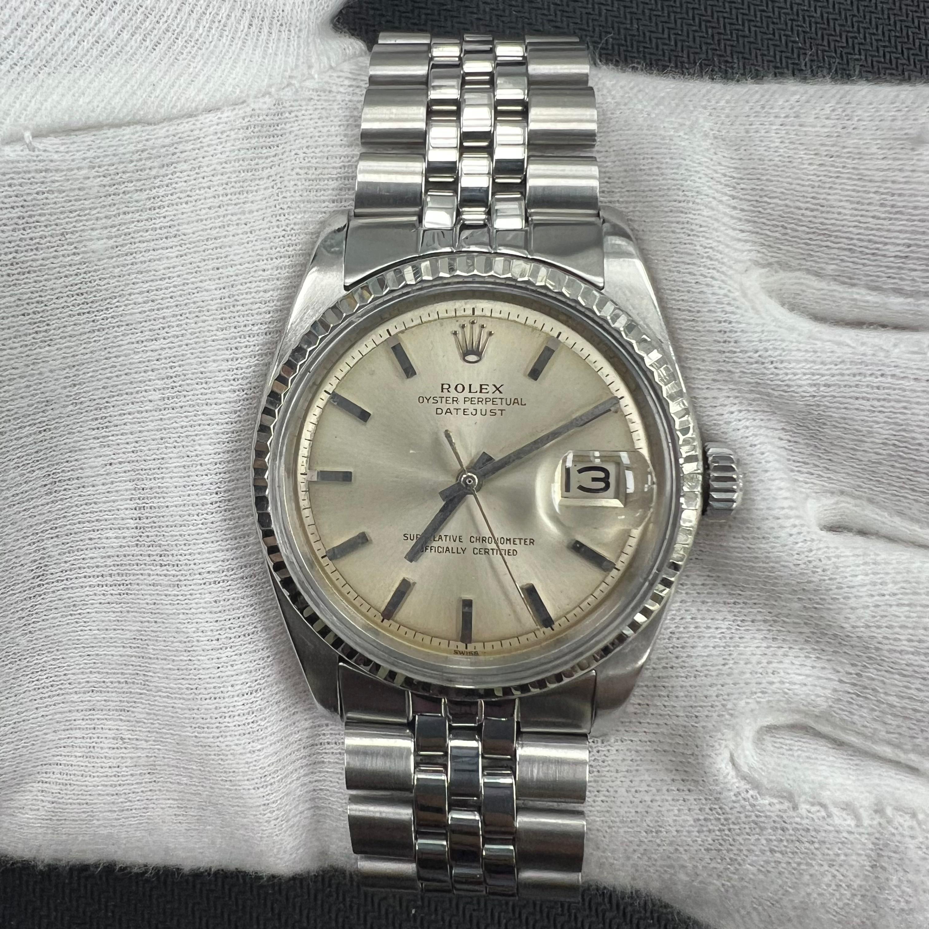 Rolex Datejust 36mm Stainless Steel Silver Dial Ref. 1601