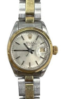 Rolex Oyster Perpetual 26mm Two-Tone 18K Yellow Gold & Steel Silver Dial Ref. 6718
