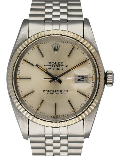 Rolex Datejust 36mm Stainless Steel Silver Dial Ref. 16014